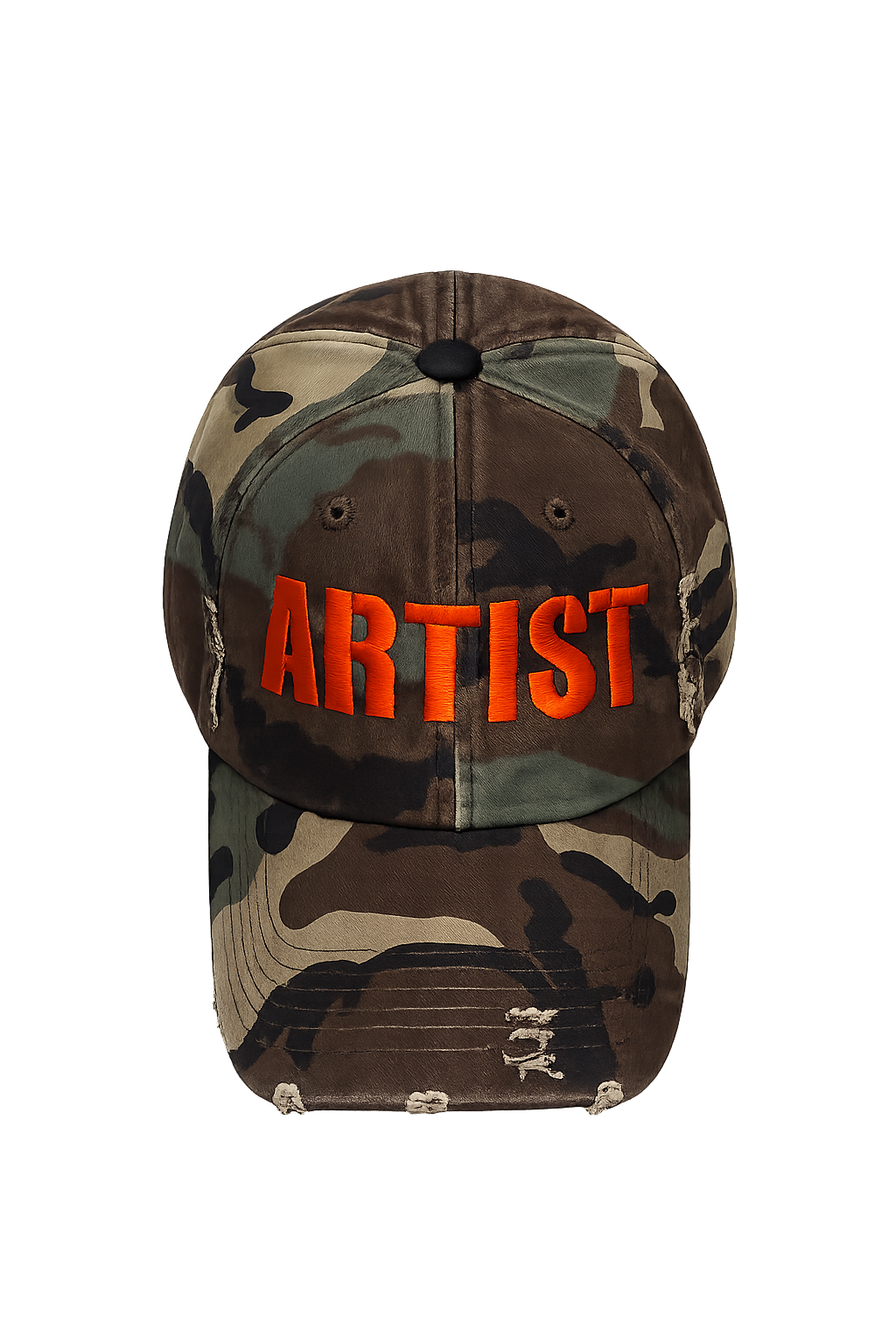 artist camo hat